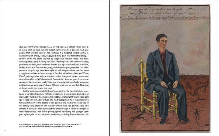 Frida Kahlo: Self-Portrait with Cropped Hair