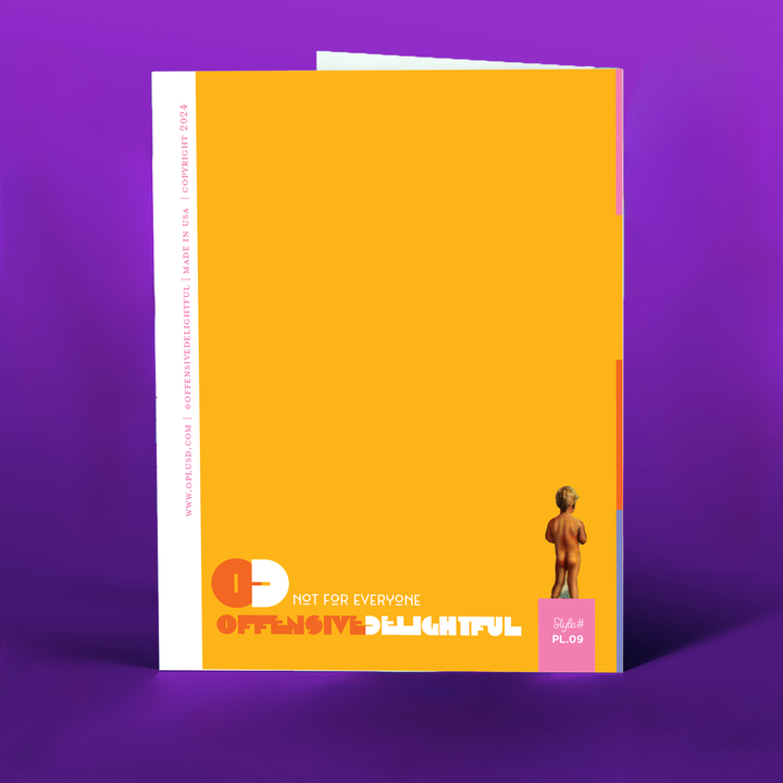 NAKED WITH JOY! Card