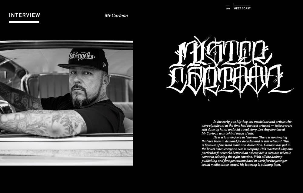 Graphic Art of Tattoo Lettering