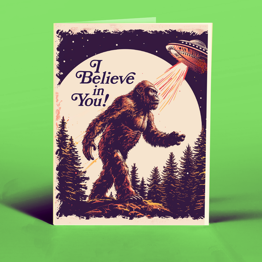 YETI BELIEVES! Card