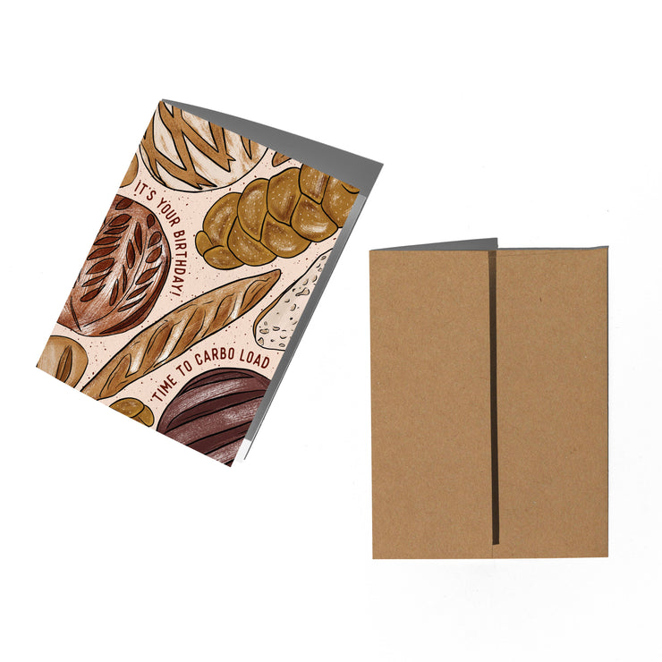 Sourdough Bread Birthday Card