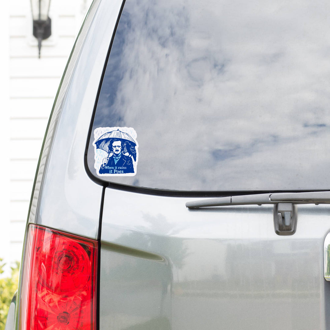 Literature Book Funny Quote Poe High Quality Vinyl Sticker