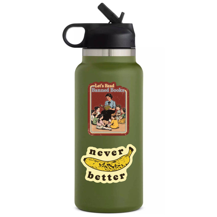 Book Politics Schools Library High Quality Vinyl Sticker