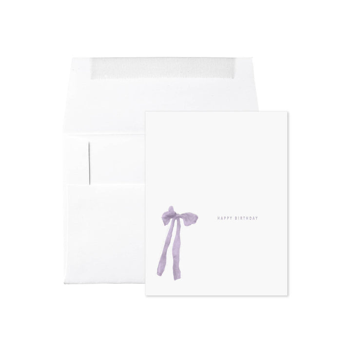 Two Women One Bow Happy Birthday Card