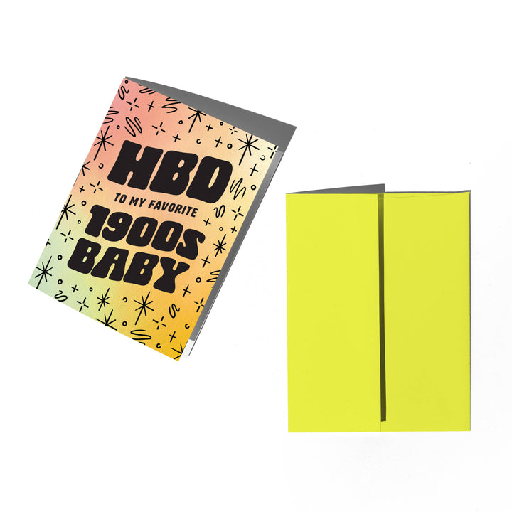 1900s Baby Birthday Card