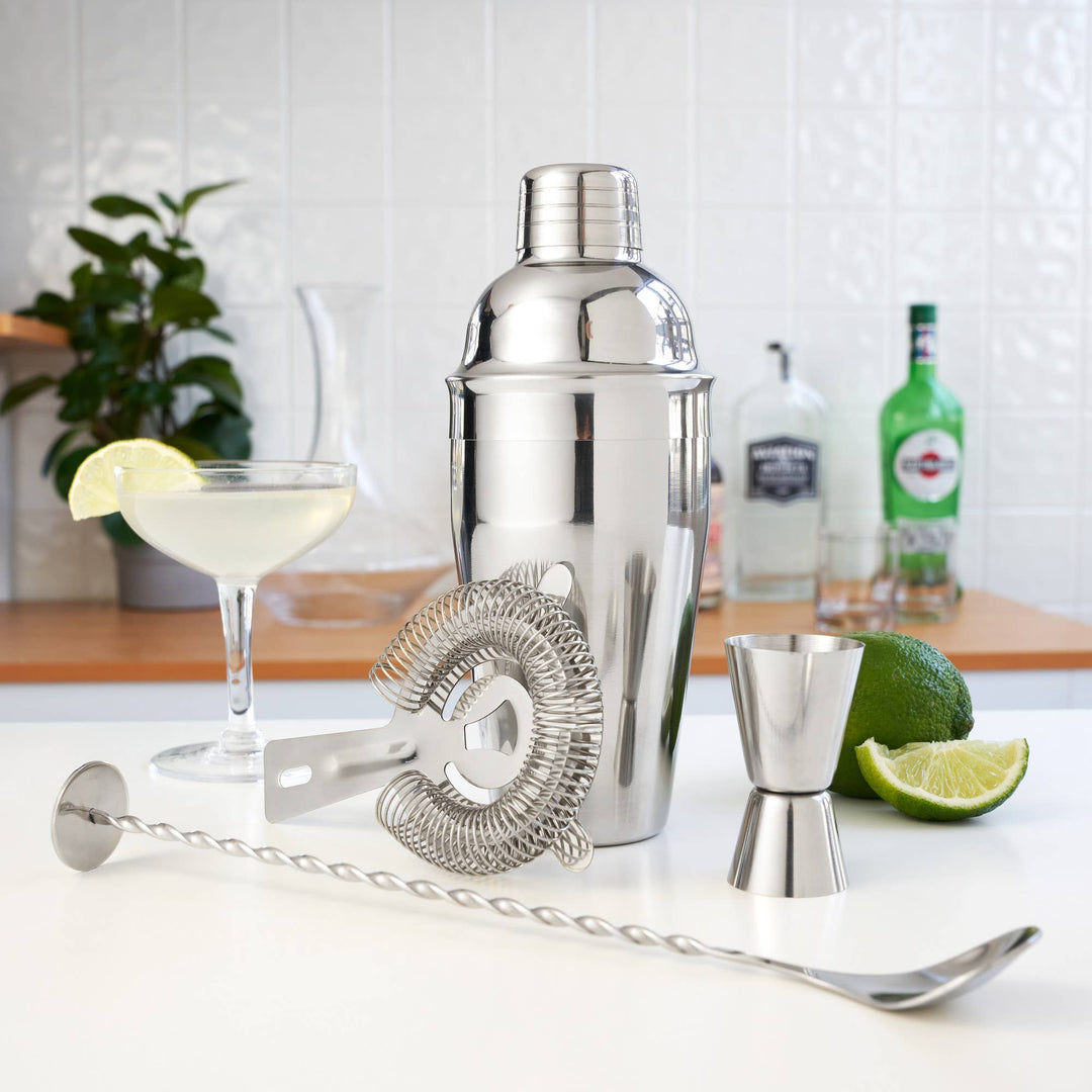 Stainless Steel Barware Set of 4