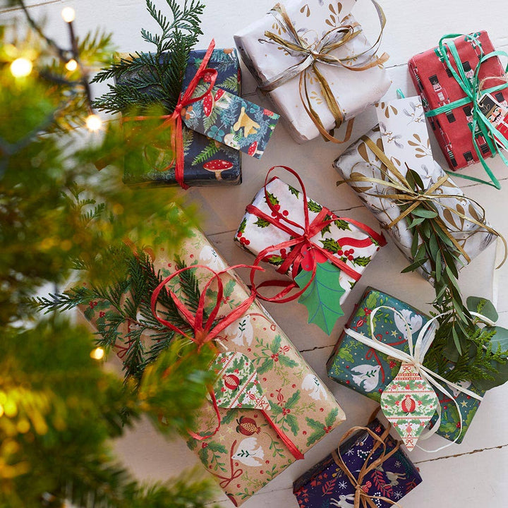 Forest Green Christmas Gift Tags 8 Pack