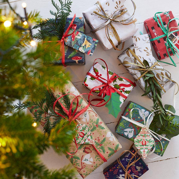 Forest Green Christmas Gift Tags | 8 Pack | Christmas Wrap |