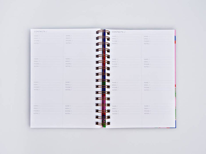 Capri Hard Cover Undated Weekly Planner