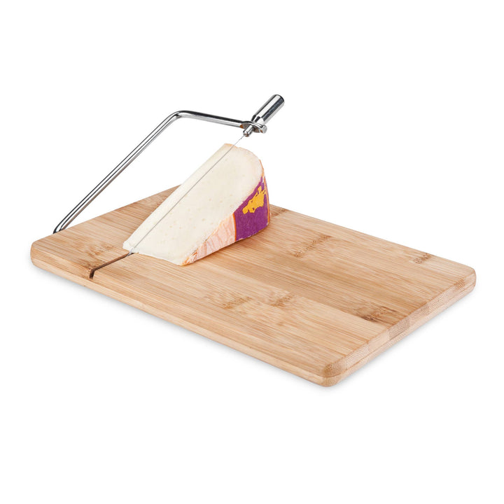 Wireslice 10 inch Bamboo Cheese Board with Built in Slicer