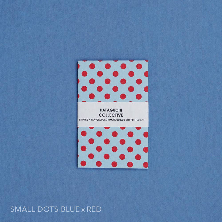 Small Envelope with Notecard Set: DOTS SUPER GOLD