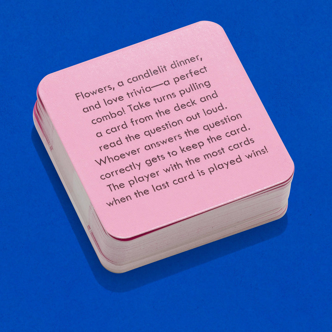 After Dinner Amusements: Love Trivia