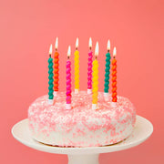 Twisted Rainbow Birthday Candles | 8 Pack | Birthday Party |