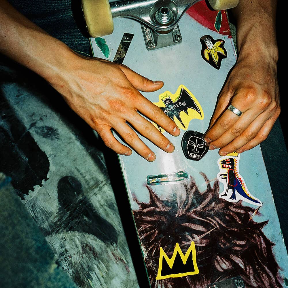 Crown by Basquiat - Die-Cut Sticker
