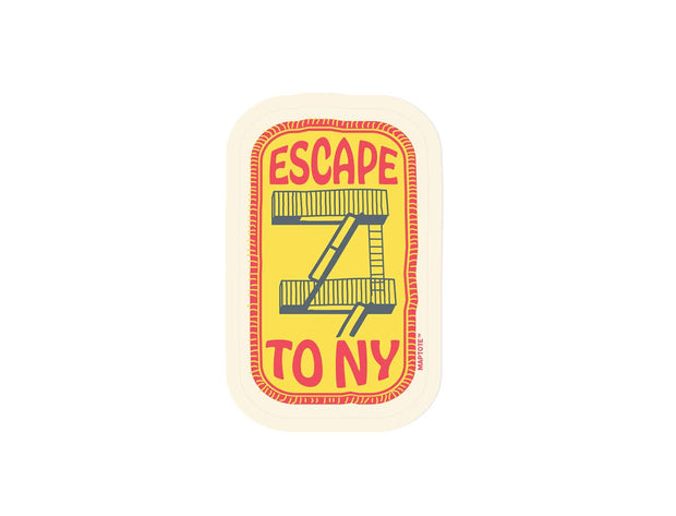 New York City Fire Escape Sticker