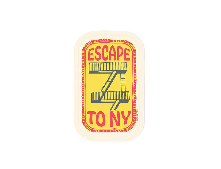 New York City Fire Escape Sticker