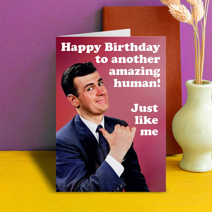 Another amazing human Greeting Card