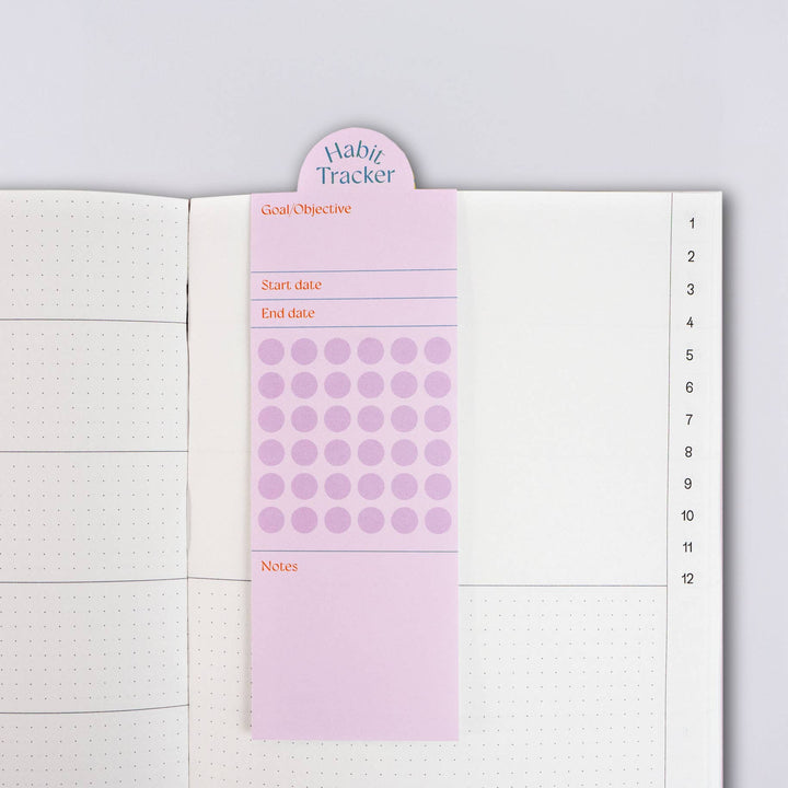 Seoul Habit Tracker Bookmark Set