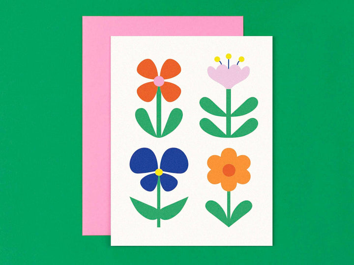Gang of Fleurs No. 2 Blank Card