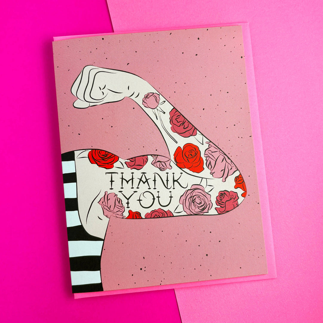 Tattoo Thank You Card: Single Card