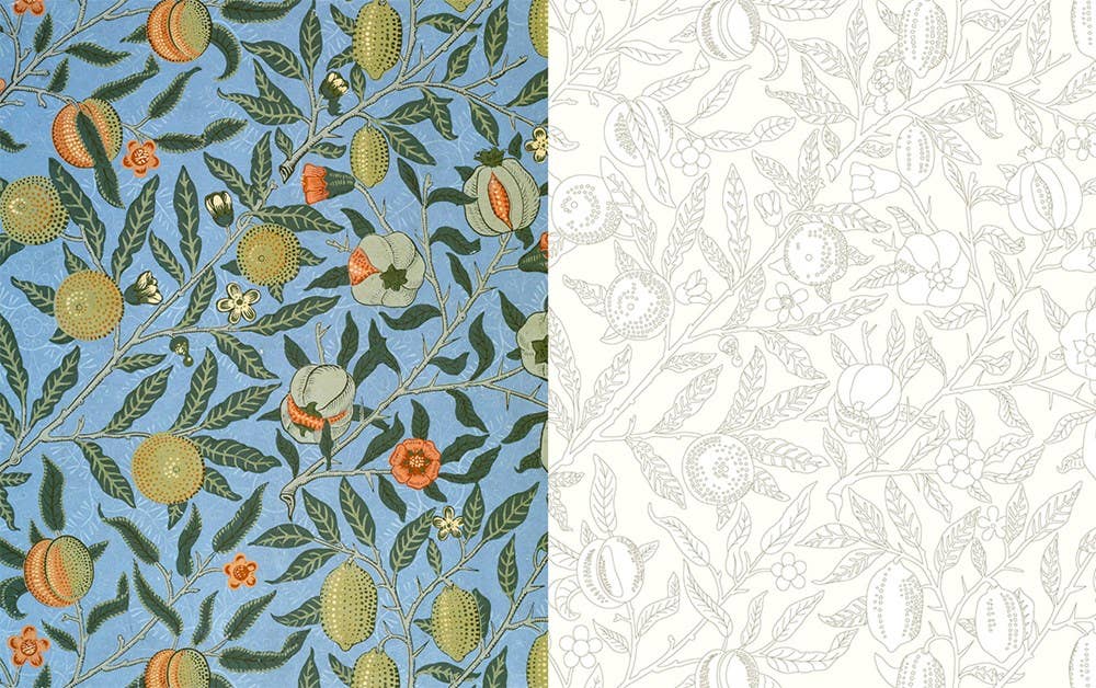 William Morris: An Arts & Crafts Coloring Book