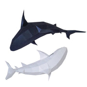 Tiger Sharks 3D PaperCraft Wall Art Origami Model