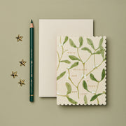 Mistletoe 'Merry Christmas' Card
