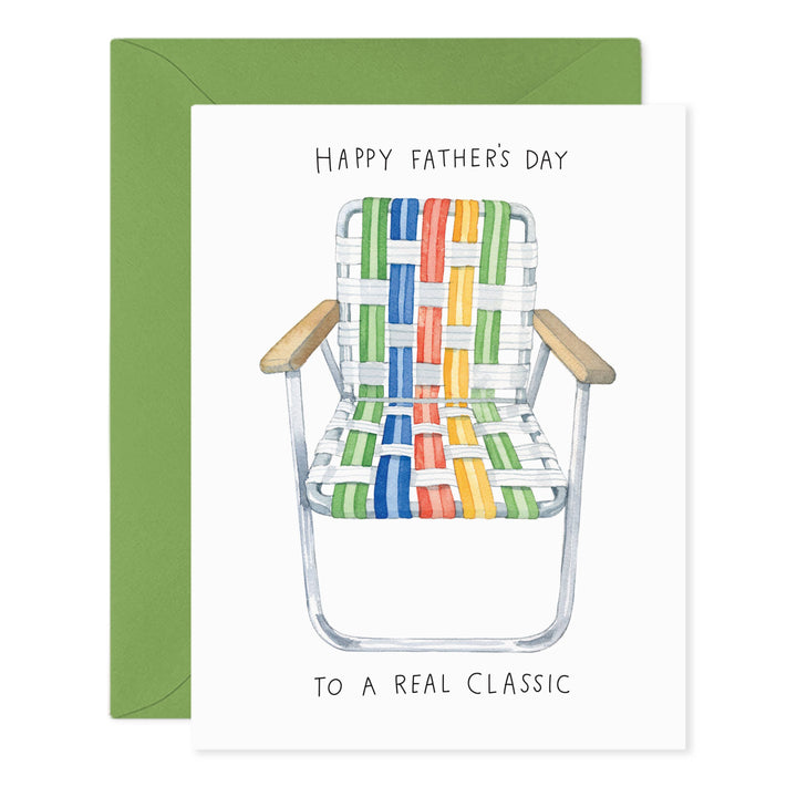 Lawn Chair Dad Father’s Day Greeting Card