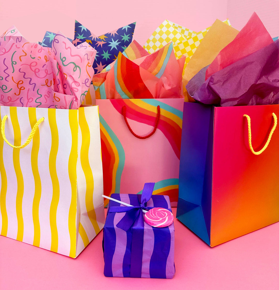 Colorful Gradient Gift Bag