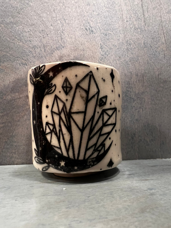 Small Ceramic Graphic Cups