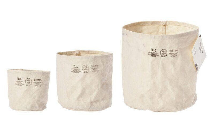 CANVAS POT COVER - MEDIUM - OFF WHITE