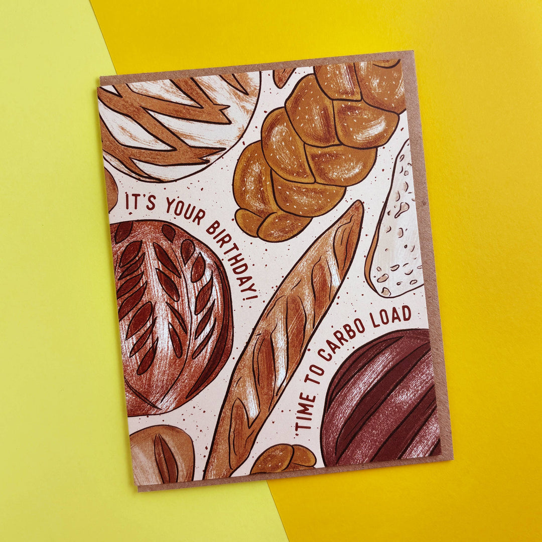 Sourdough Bread Birthday Card
