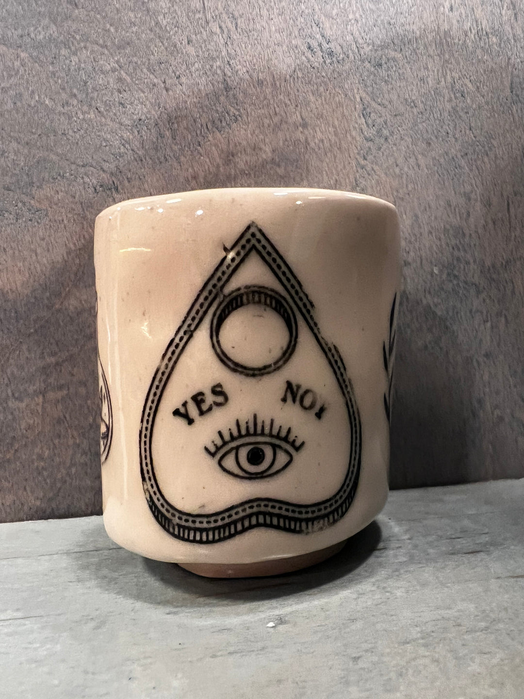 Small Ceramic Graphic Cups