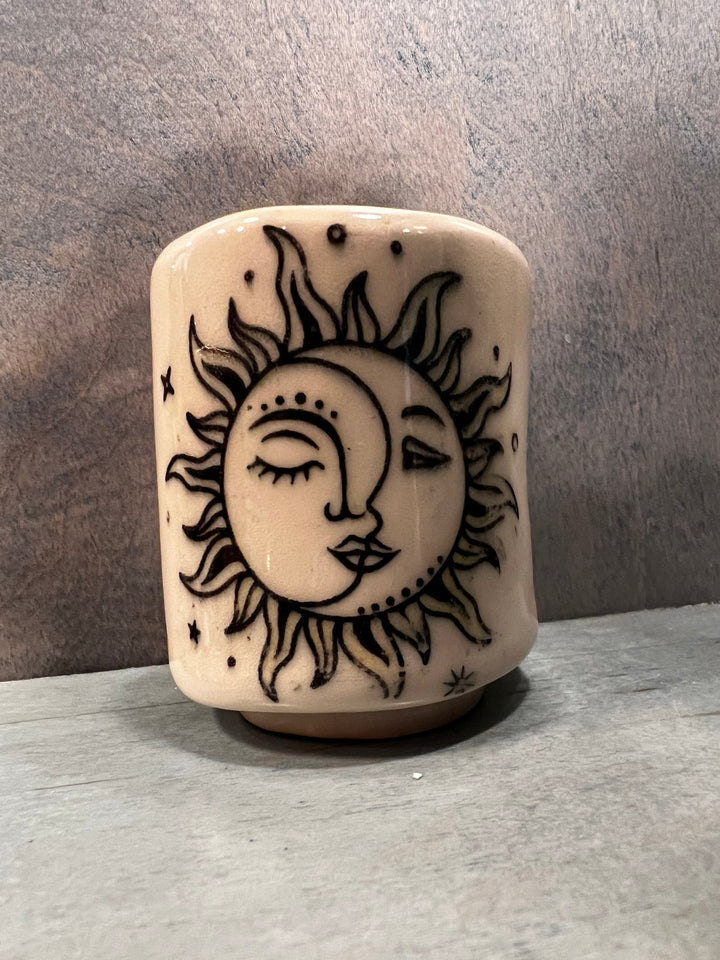 Small Ceramic Graphic Cups