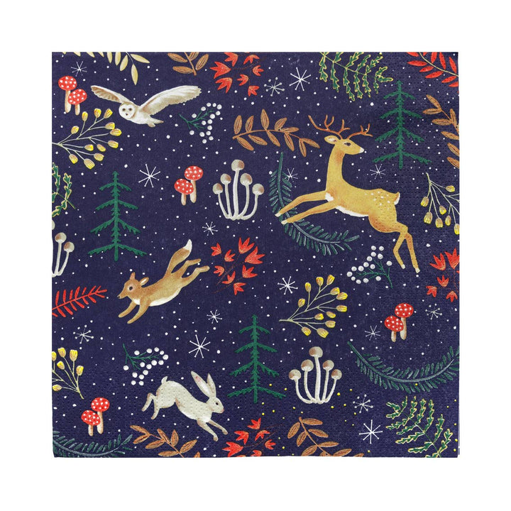 Twilight Forest Christmas Napkins 20 Pack