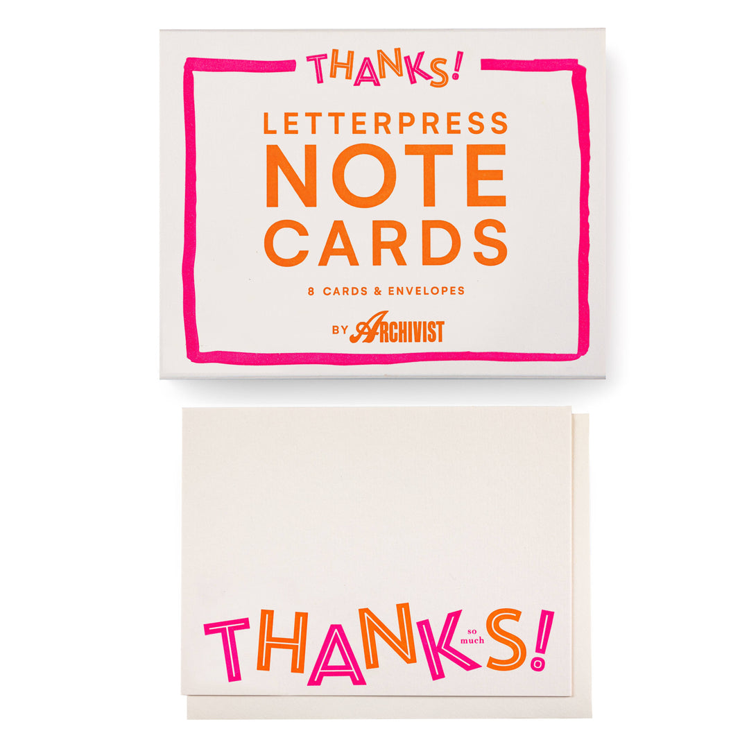Thank You Notecards Set by J.Falkner