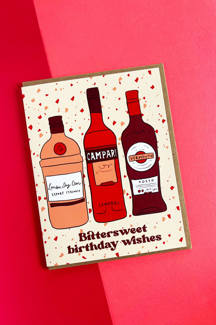 Negroni Birthday Card