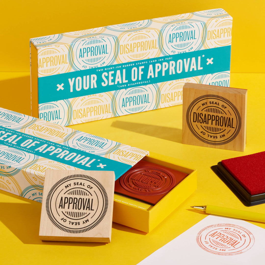 Brass Monkey Your Seal Of Approval Stamp Set