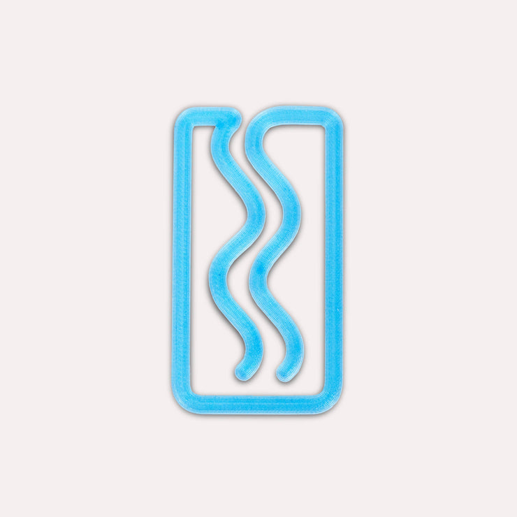 Miami Translucent 3D Printed Bookmark NEW: Multicolour