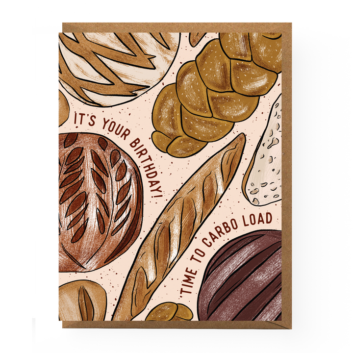 Sourdough Bread Birthday Card