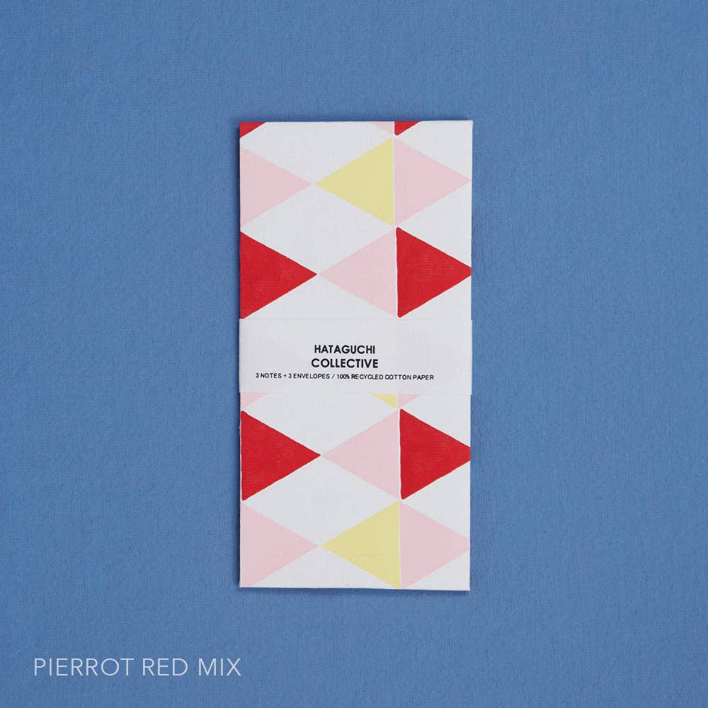 Large Envelope with Notecard Set: SHIMA-MARU RED x BLUE