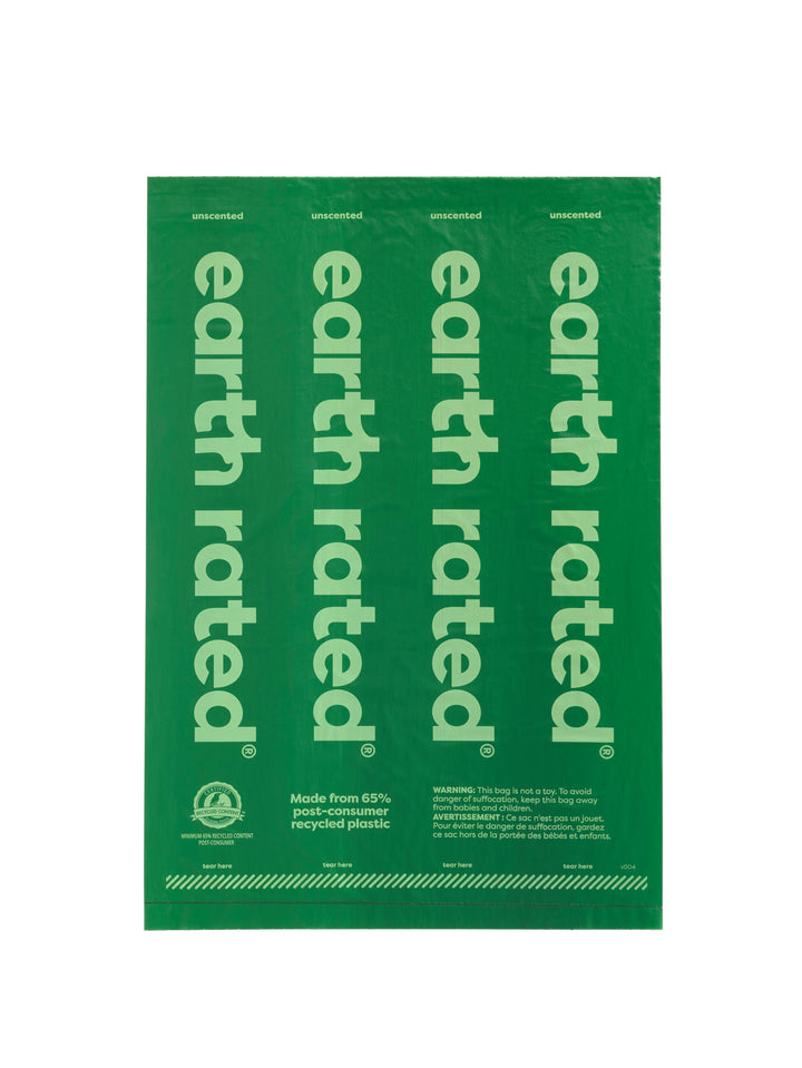 Earth Rated Poop Bag Dispenser w/ Unscented 15 Bags