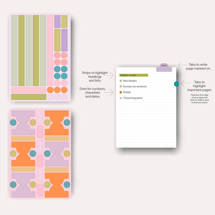 Highlighter Sticker Set