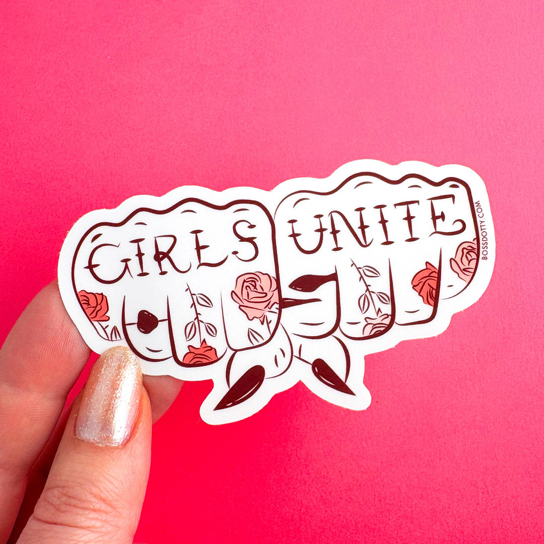 Girls Unite Sticker