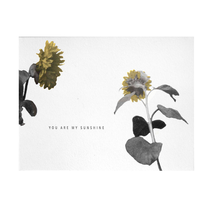 Sunflowers You Are My Sunshine Card