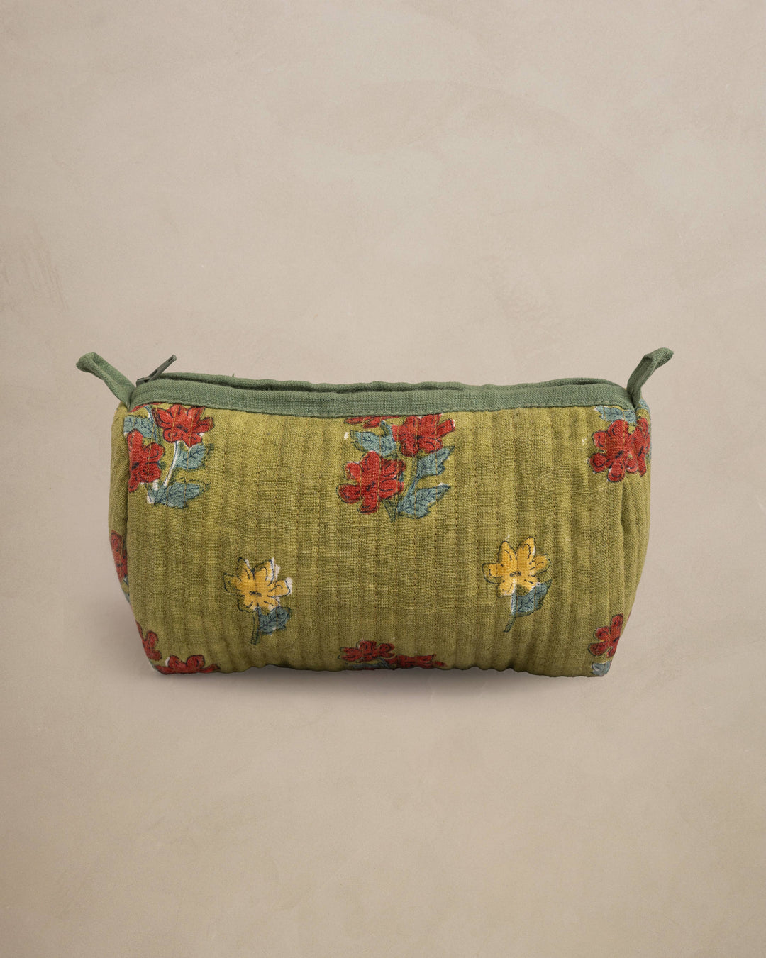 Linen Arris Quilted Pouch