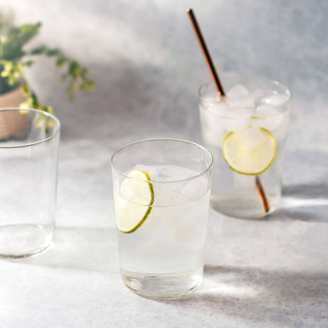 Libbey Café Tumbler Glasses, 19 ounce, Set of 8