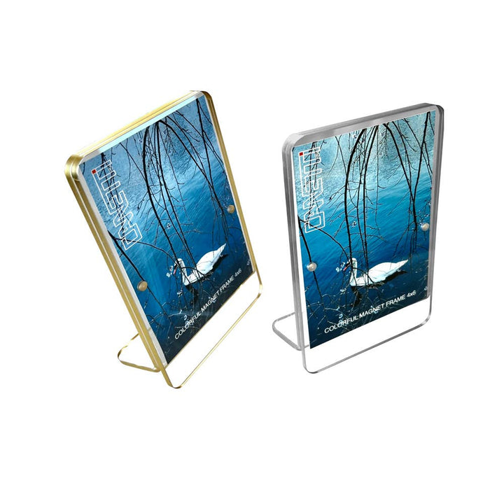 Colorful Magnet Frame 5"x7": White