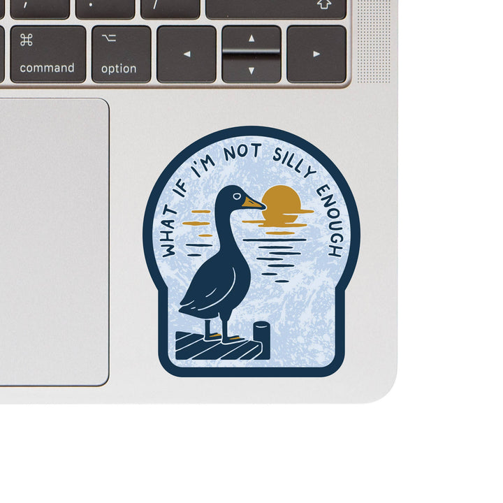 Silly Goose Funny Ironic High Quality Vinyl Sticker