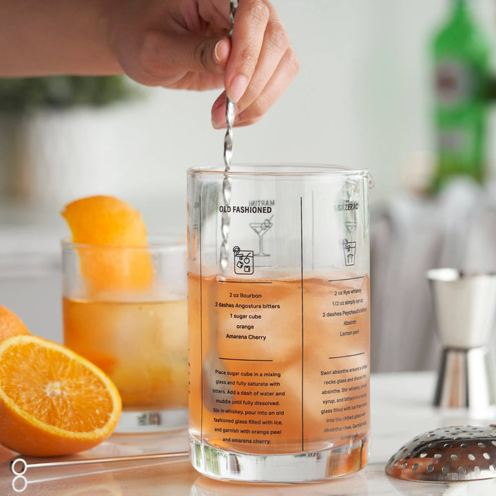 Trident 10.25 inch Stainless Spiral Cocktail Spoon and Fork